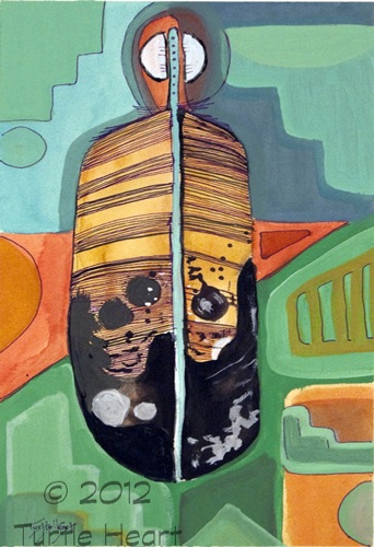 Eagle Gift, a painting by Turtle Heart. Limited Edition.