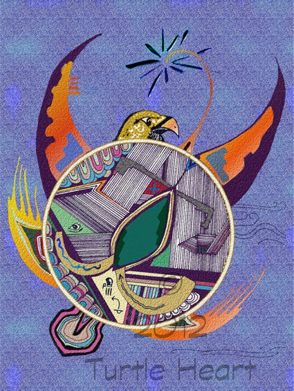 The Inner Light, a painting by Turtle Heart. Limited Edition.